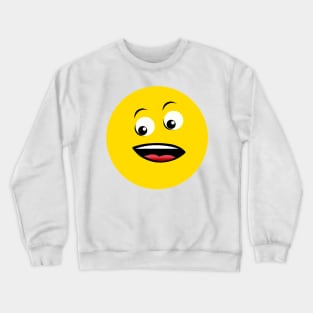 Emoji - surprised face Crewneck Sweatshirt